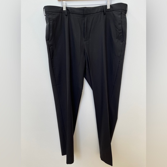 PERRY ELLIS Portfolio Men Black Lightweight Dress Pants Business Office Washable - Picture 3 of 10